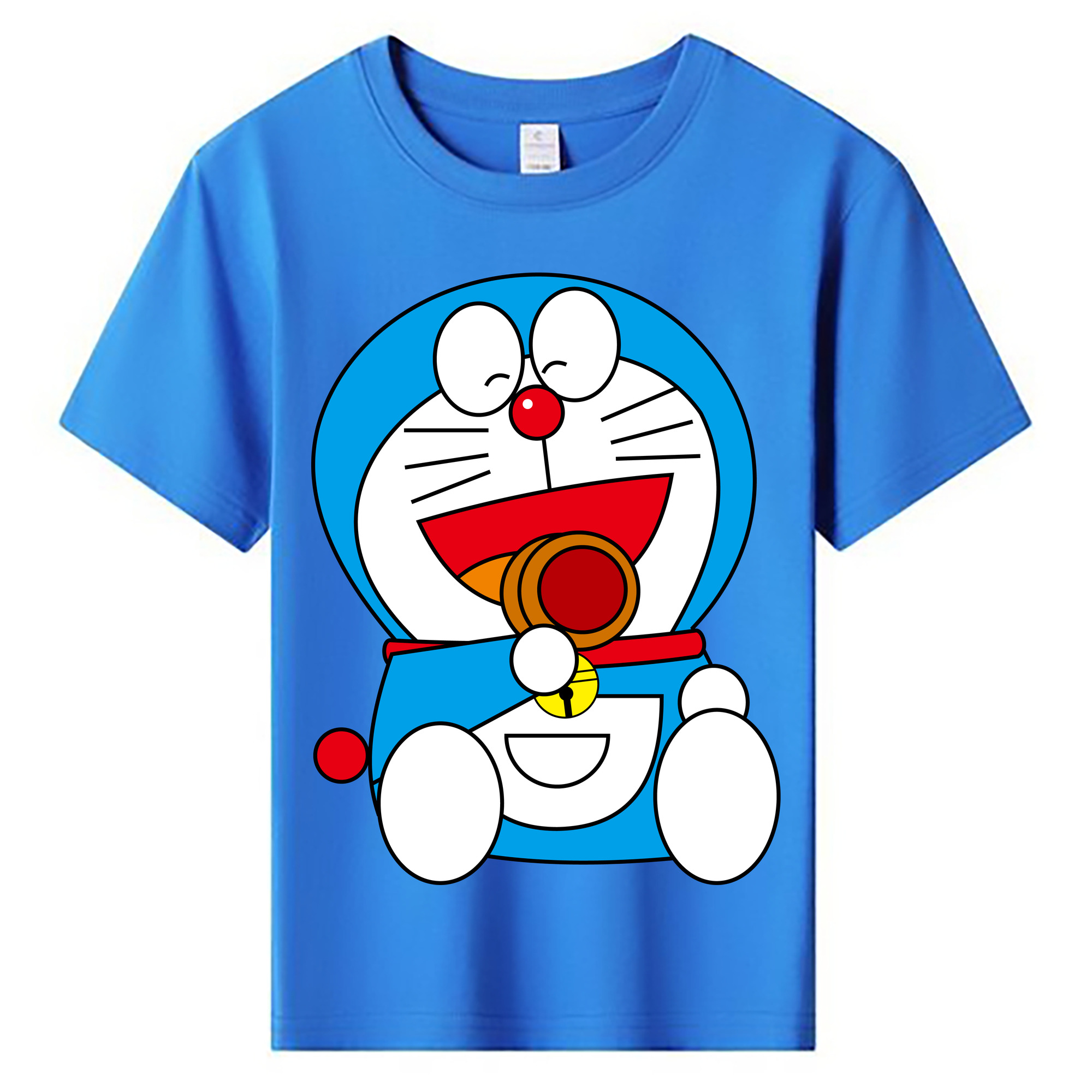 （画像用） ドラえもん Doraemon 綿100％キッズTシャツ（フロントプリント）